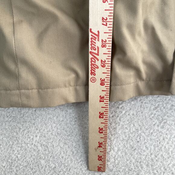 Vintage Sears Mens Store Jacket Mens 44 Beige Sherpa Lined STAINS/READ - Picture 4 of 16